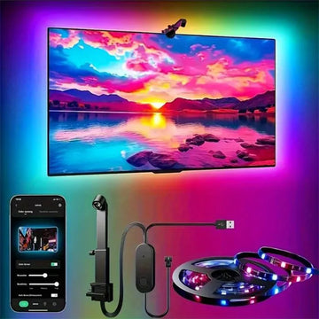 Ultimate Ambilight Effect USB LED Strip for TV/Monitor | App Control & Music Sync