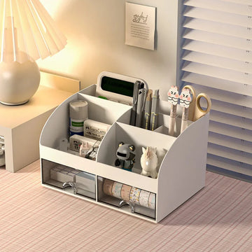 The Professional 8-Section Desk Organiser | Premium Home Office Storage
